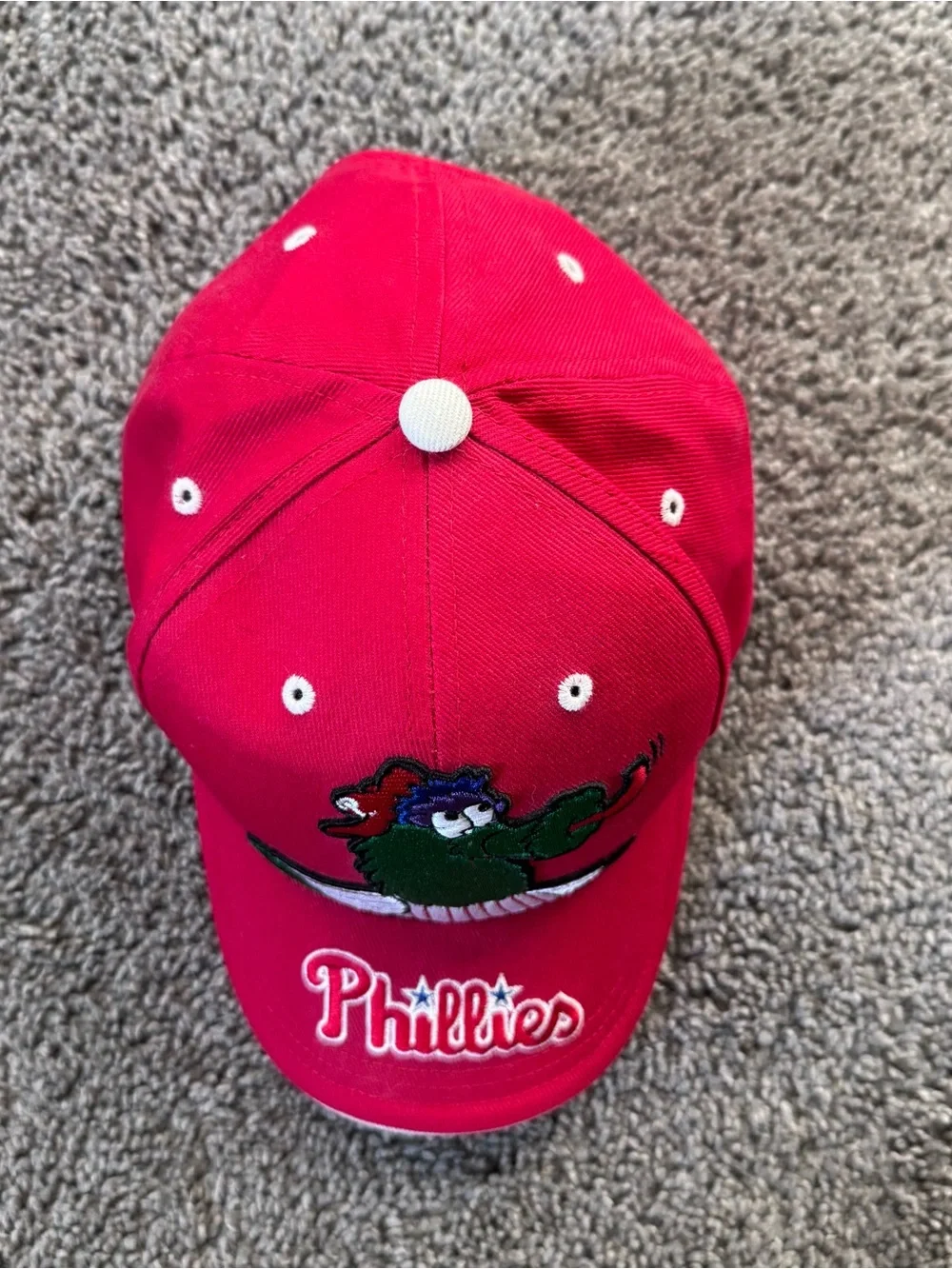 47 Brand Philadelphia Phillies Phillie Phanatic Kids Youth Adjustable Hat Red